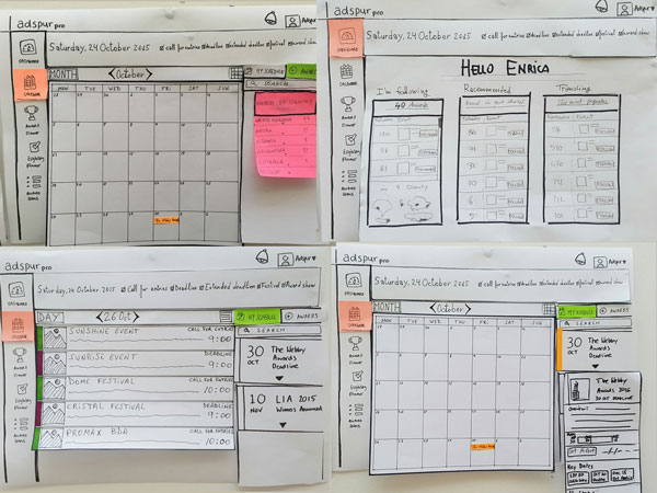 Prototyping stage: design team working session